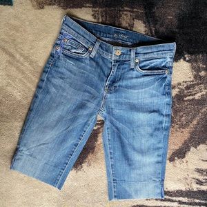 7 For All Mankind Jean Shorts